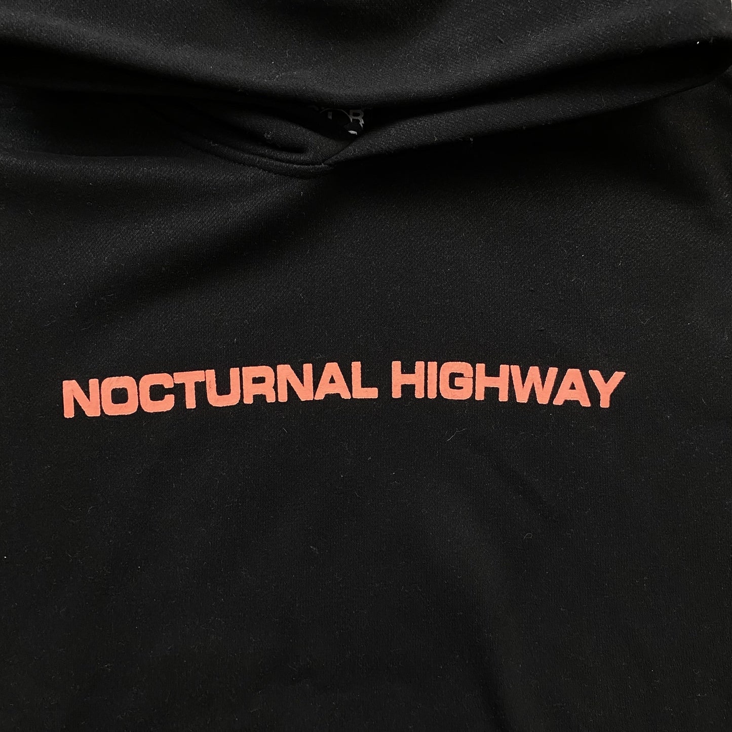 SP5DER NOCTURNAL HIGHWAY HOODIE BLACK