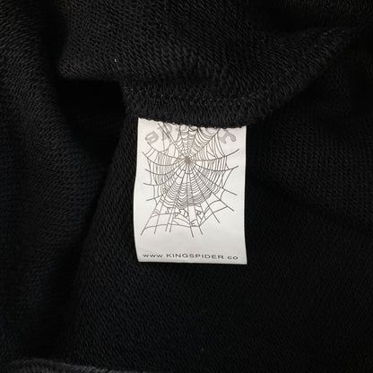 SP5DER SEX AOP SWEATPANTS BLACK