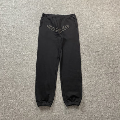 SP5DER VVS SWEATPANTS BLACK