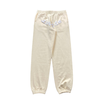 SP5DER VVS SWEATPANTS WHITE