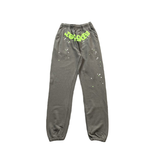 SP5DER WAIT WEB SWEATPANTS SLATE GREY