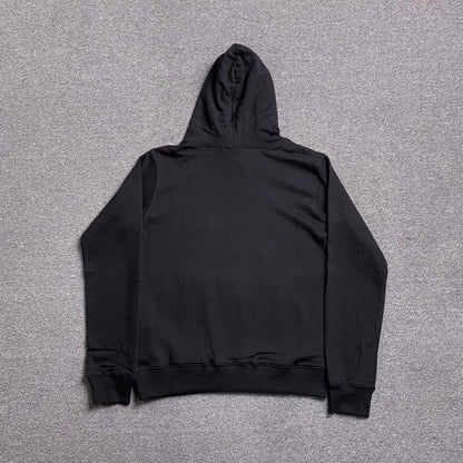SP5DER x METRO BOOMIN HEROS AND VILLAINS HOODIE BLACK