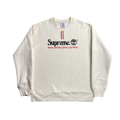 SUPREME x TIMBERLAND SWEATSHIRT NATURAL