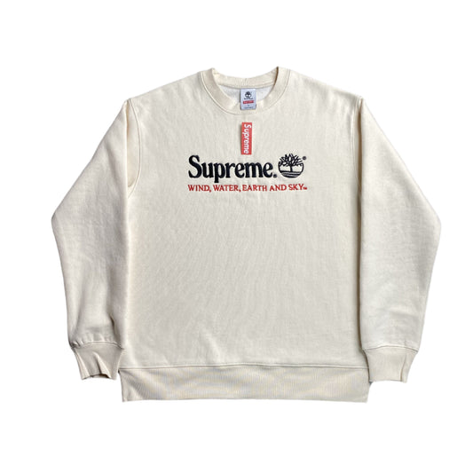 SUPREME x TIMBERLAND SWEATSHIRT NATURAL