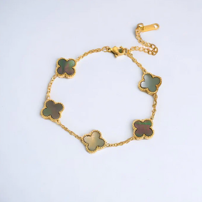 5 ★ CloverGlow™ Gold-Plated Bracelet