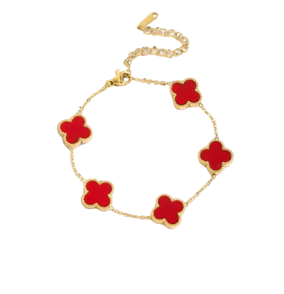 5 ★ CloverGlow™ Gold-Plated Bracelet