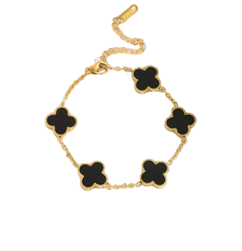5 ★ CloverGlow™ Gold-Plated Bracelet