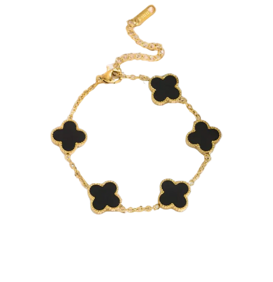 5 ★ CloverGlow™ Gold-Plated Bracelet