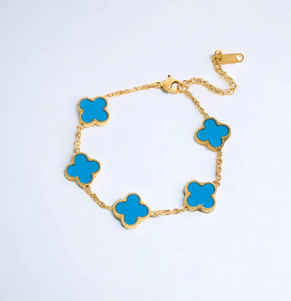 5 ★ CloverGlow™ Gold-Plated Bracelet