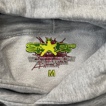 SP5DER BELUGA HOODIE HEATHER GREY