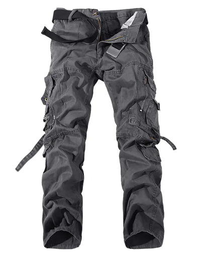 Multi-Pocket Utility Streetwear Trousers