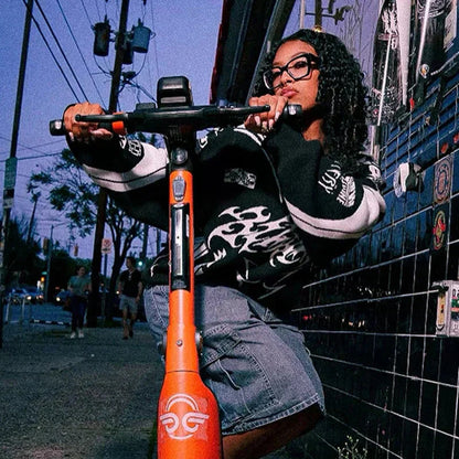 Moto Gothic Knitted Sweatshirt