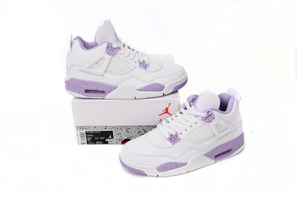 Jordan 4 White Purple