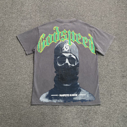 GODSPEED BALACLAVA SZN T-SHIRT WASHED GREY