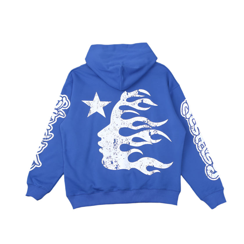 Hellstar "Sports" Blue Hoodie