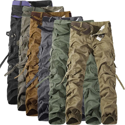 Multi-Pocket Utility Streetwear Trousers