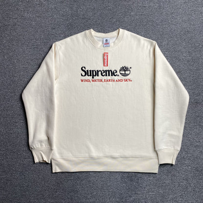 SUPREME x TIMBERLAND SWEATSHIRT NATURAL