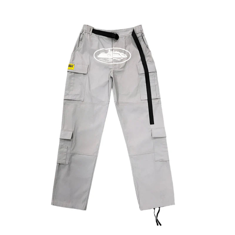 CORTEIZ CARGO PANTS STONE GREY