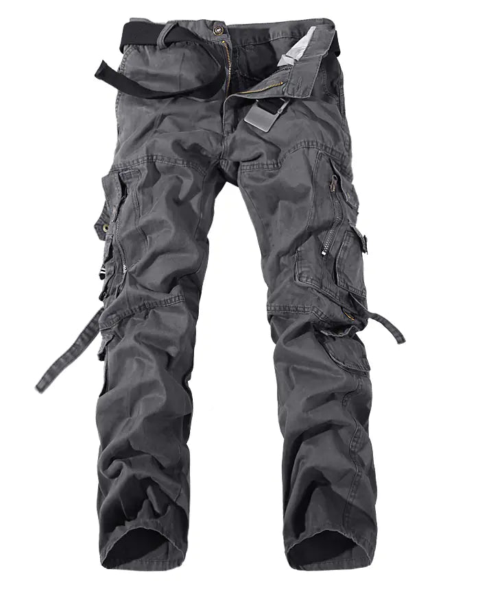 Multi-Pocket Utility Streetwear Trousers