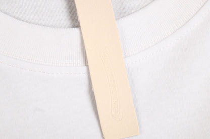 CHROME HEARTS HORSE SHOE LOGO T-SHIRT WHITE PINK