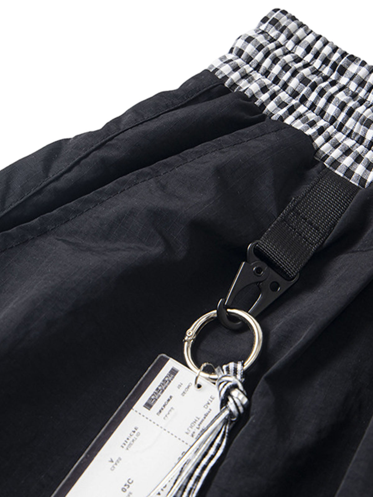 Double Waist Drawstring Baggy Cargo Pants