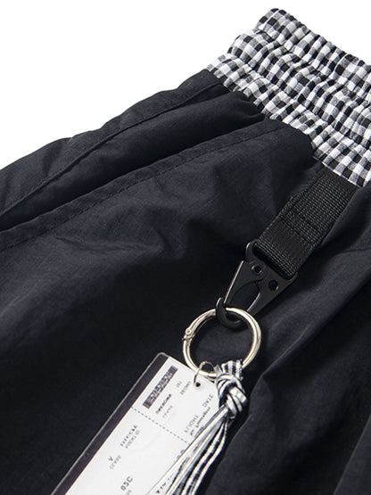 Double Waist Drawstring Baggy Cargo Pants