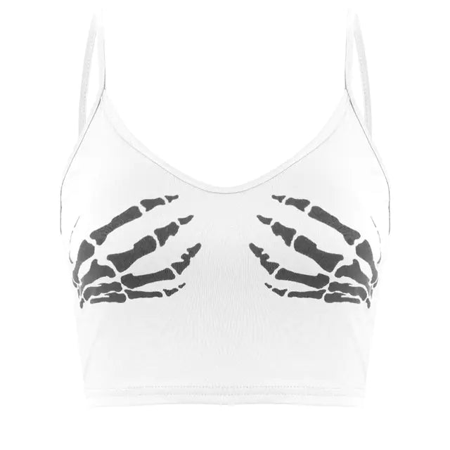 Vintage Aesthetic Sleeveless Crop Top