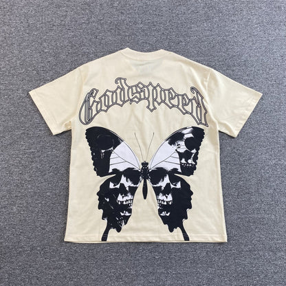 GODSPEED BUTTERFLY EFFECT T-SHIRT BONE