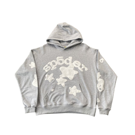 SP5DER BELUGA HOODIE HEATHER GREY