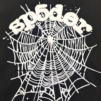 SP5DER OG WEB HOODIE BLACK