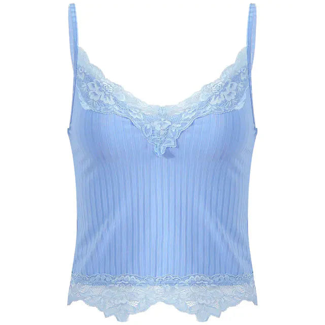 Vintage Aesthetic Sleeveless Crop Top